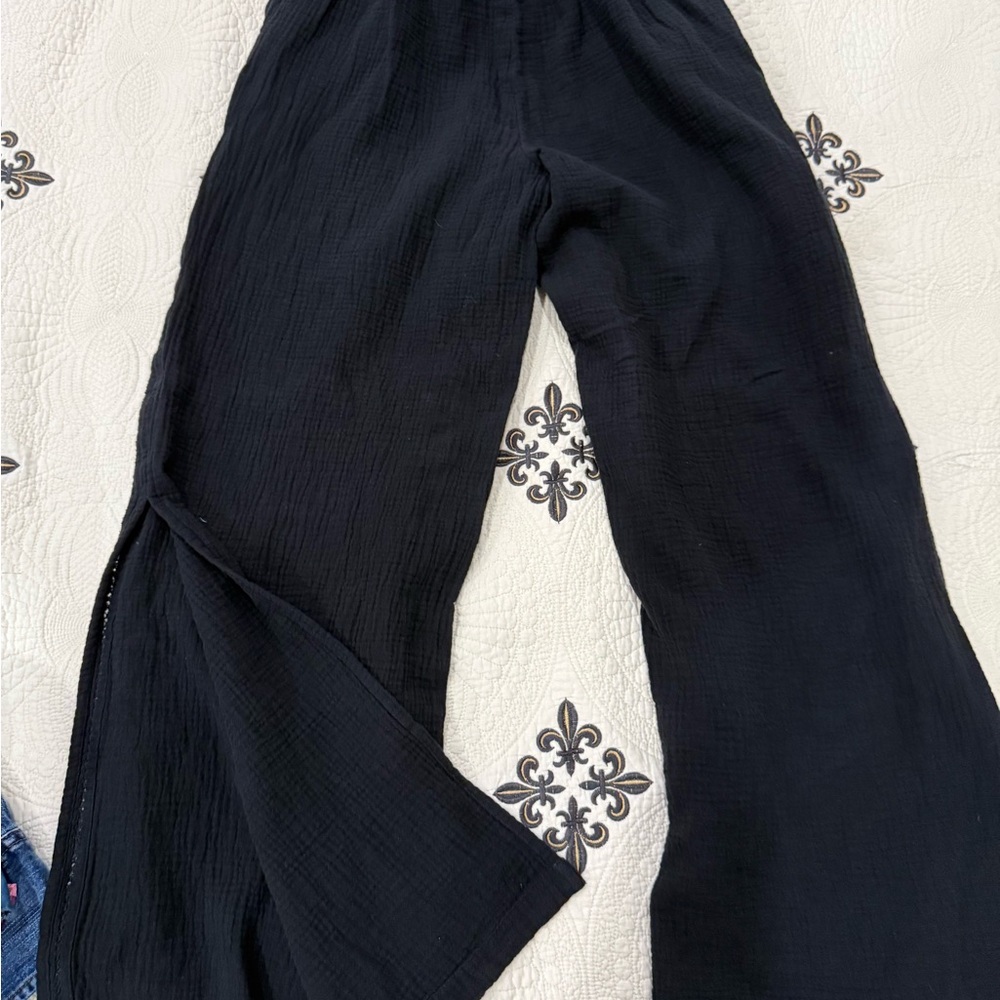 Aerie Black Wide Leg Pants